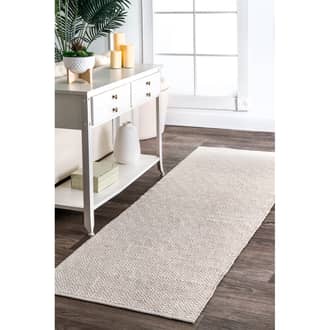Diamond Cotton Check Flatwoven Rug secondary image