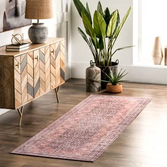 2' 8" x 8' Janice Medallion Washable Rug secondary image