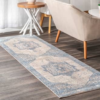 2' 6" x 8' Fringed Medallion Rug secondary image