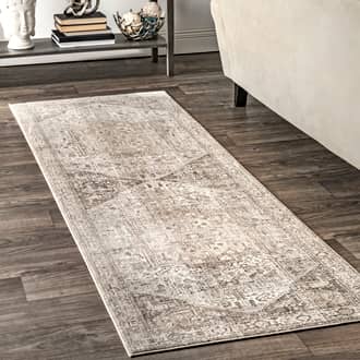 2' 6" x 8' Fringed Medallion Rug secondary image