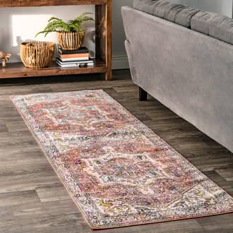2' 6" x 8' Fringed Medallion Rug secondary image