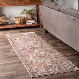 2' 6" x 8' Fringed Medallion Rug secondary image