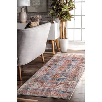 2' 6" x 8' Distressed Medallion Rug secondary image