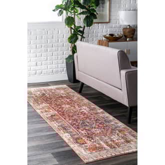 2' 6" x 8' Distressed Medallion Rug secondary image