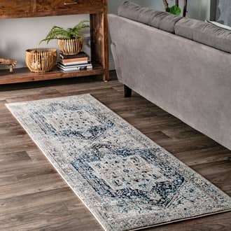 2' 6" x 6' Fringed Medallion Rug secondary image