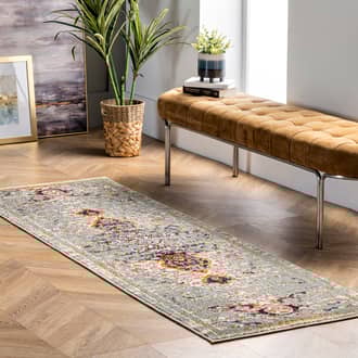 2' 6" x 8' Faded Gothic Medallion Rug secondary image