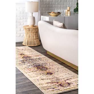 2' 6" x 12' Faded Gothic Medallion Rug secondary image