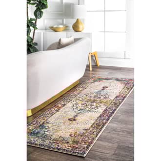 2' 6" x 6' Iris Fading Oriental Medallion Rug secondary image