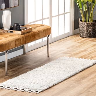 2' x 6' Solid Shag Rug secondary image