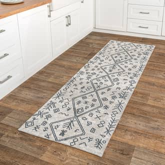 2' 8" x 8' Nina Abstract Mural Washable Rug secondary image