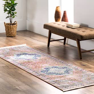 2' 8" x 8' Distressed Medallion Rug secondary image