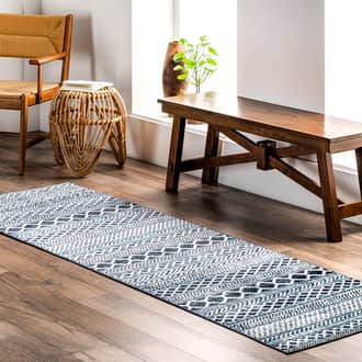 Danika Washable Banded Rug secondary image