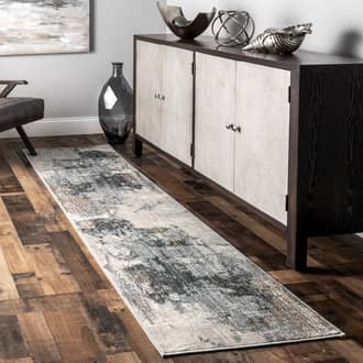 2' 6" x 6' Splattered Abstract Rug secondary image
