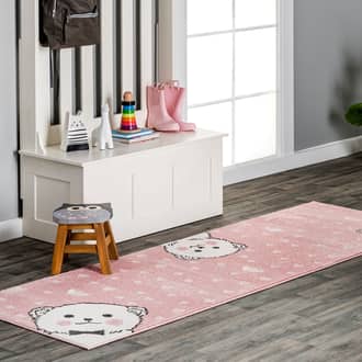 2' 8" x 8' Blushing Bears Nursery Rug secondary image