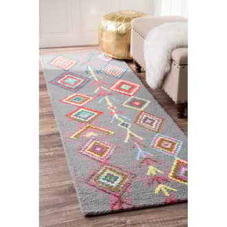 2' 6" x 12' Moroccan Diamond Rug secondary image