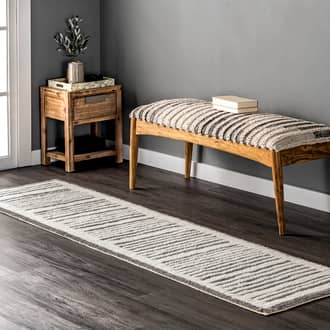 Addison Wool Pinstripe Washable Rug secondary image