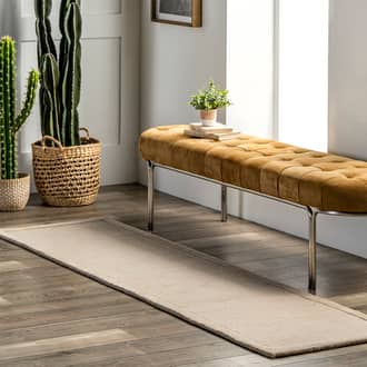 2' x 8' Raya Wool Monochromatic Rug secondary image