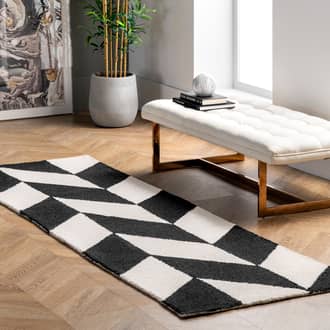 2' 6" x 8' Retro Checker Tiles Rug secondary image