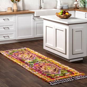 2' 8" x 8' Fiesta Medallion Shag Rug secondary image