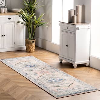 2' 8" x 8' Distressed Jewel Medallion Rug secondary image