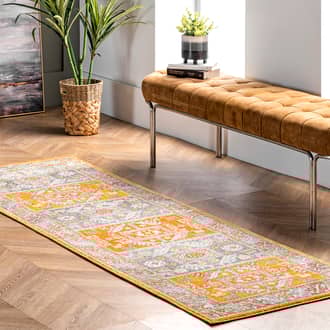 2' 8" x 8' Paneled Geometric Rug secondary image