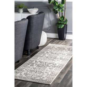 2' 8" x 8' Paneled Geometric Rug secondary image