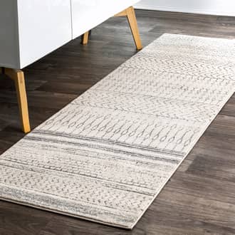 2' 8" x 12' Banded Abacus And Stripes Rug secondary image