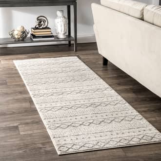 2' 8" x 8' Striped Geometric Rug secondary image