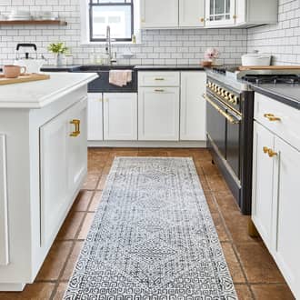 2' 8" x 8' Diamond Mosaic Rug secondary image
