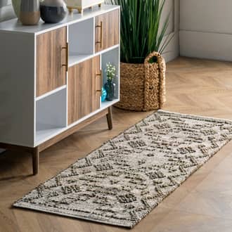 2' x 6' Textured Moroccan Jute Rug secondary image