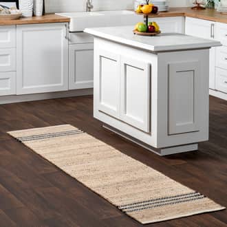 Meadow Striped Jute Flatweave Rug secondary image