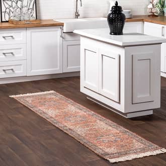 2' x 8' Lennox Medallion Tassel Rug secondary image