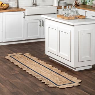 2' x 8' Anna Scalloped Jute Rug secondary image