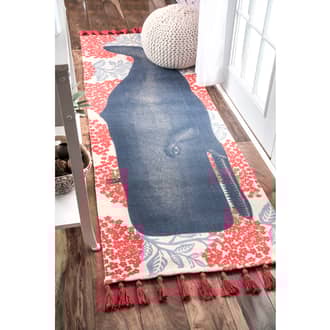 2' 8" x 8' Whale Seascape Rug secondary image