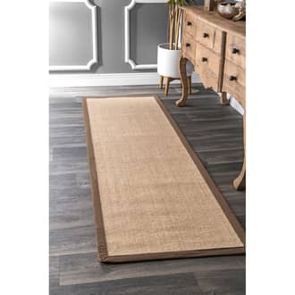 2' 6" x 12' Sisal Border Rug secondary image