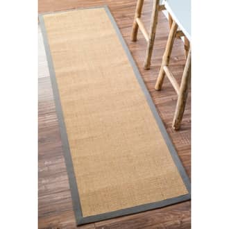 2' 6" x 12' Sisal Border Rug secondary image