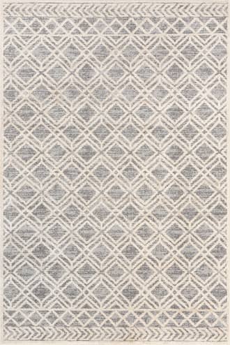Grey Evalina Moroccan Trellis Rug swatch