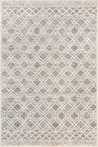 Grey Evalina Moroccan Trellis Rug swatch