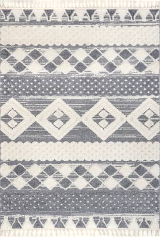 9' x 12' Jamila Textured Banded Rug primary image