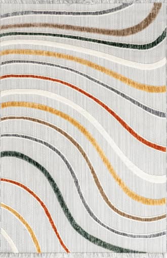 Reena Iridescent Curves Rug primary image