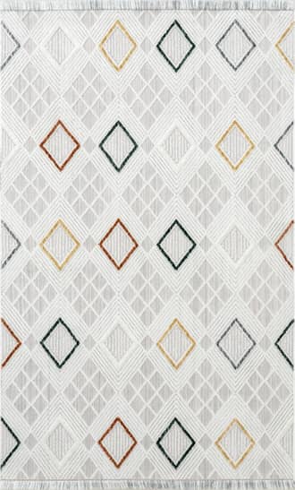 Neha Iridescent Checkered Rug primary image