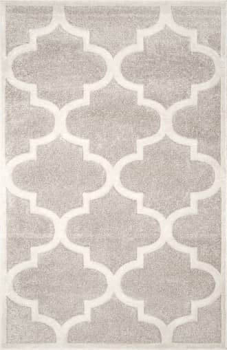 Neutral Trellis Rug swatch