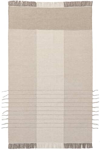 Luanne Wool Wavering Stripes Rug primary image