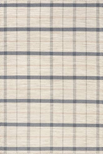 Isolde Faded Plaid Wool Rug primary image