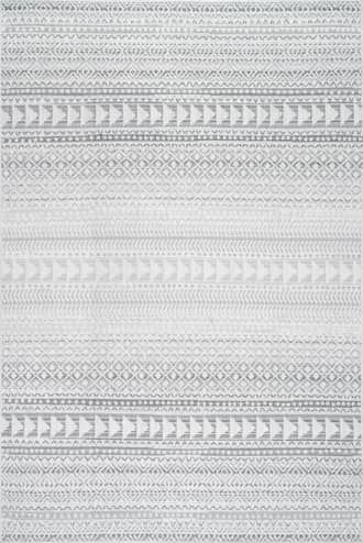 Striped Geometric Indoor/Outdoor Rug primary image