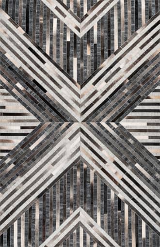 Willa Leather Kaleidoscope Rug primary image