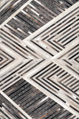 Palmer Leather Chevron Rug primary image