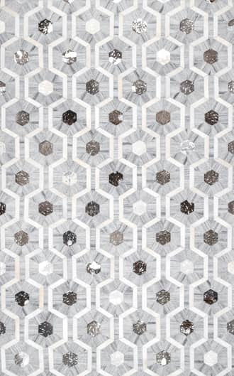 Leather Honeycomb Trellis Rug primary image