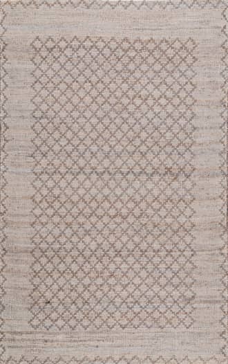 Flatwoven Jute Trellis Rug primary image