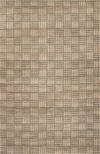 Jute Checkered Basketweave Rug primary image